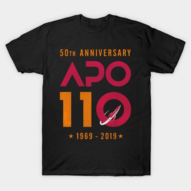 Apollo11 Moon Landing 50th Anniversary 1 T-Shirt by opippi